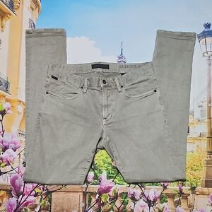 John Varvatos Matchstick Light Gray Skinny Jeans Size 30